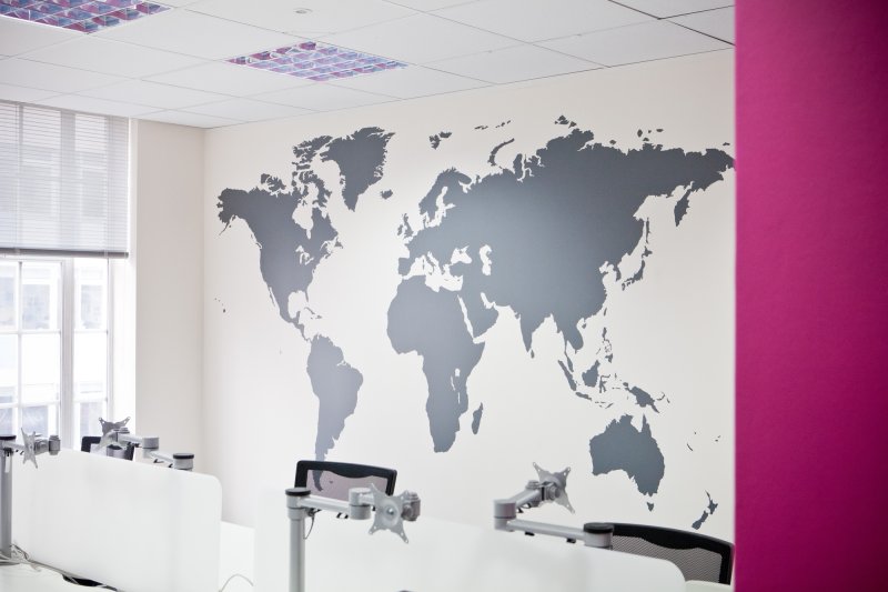 Карта мира на стену