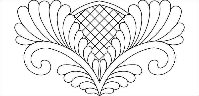 Узоры для джутовой филиграни