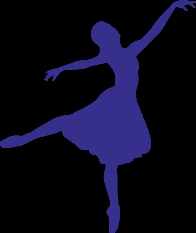 Балерина шаблон