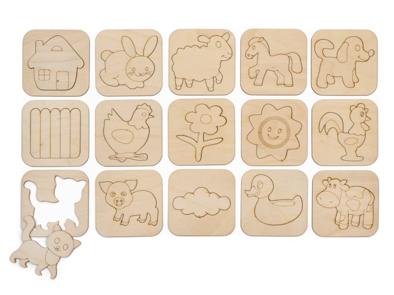 Трафарет из дерева