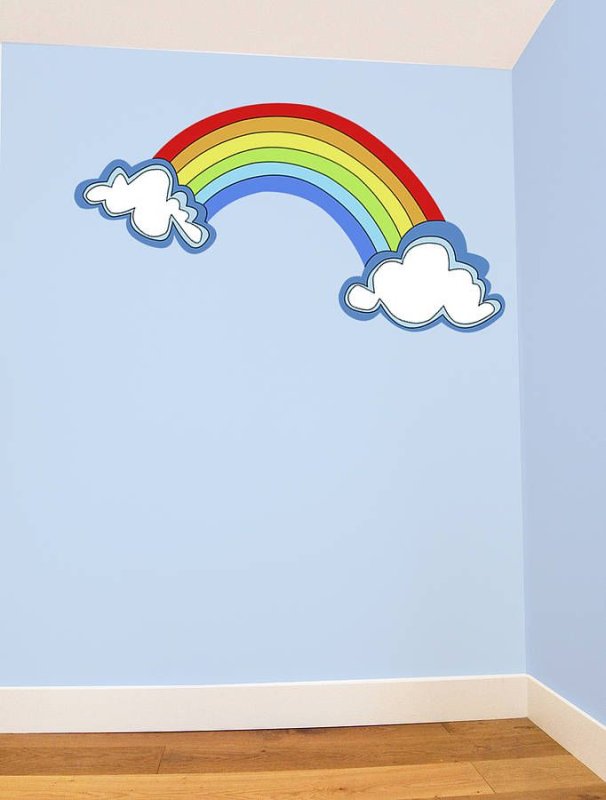 Радужные стены