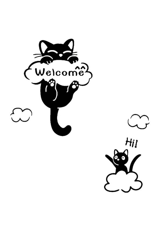 Трафарет на холодильник