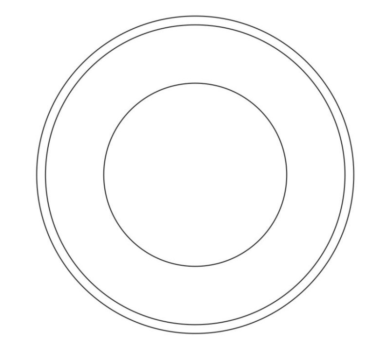 Тарелка раскраска