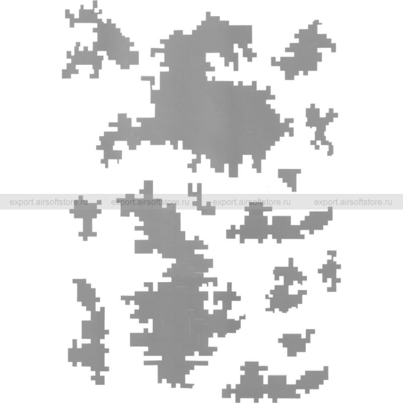 Трафарет пиксельного камуфляжа