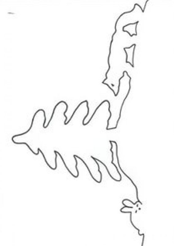 Трафареты сосулек для новогодних окон