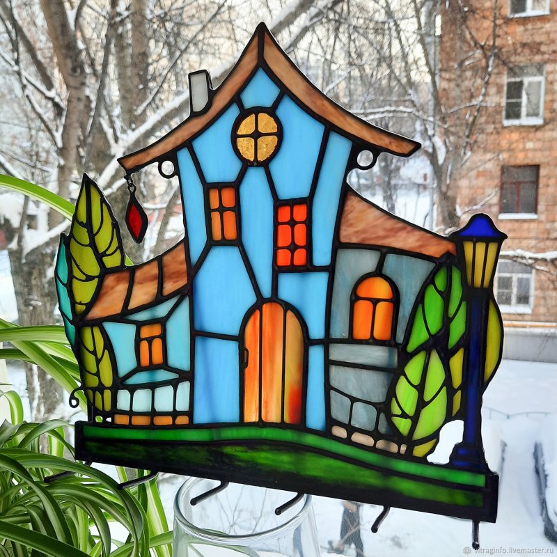 Ключница витраж