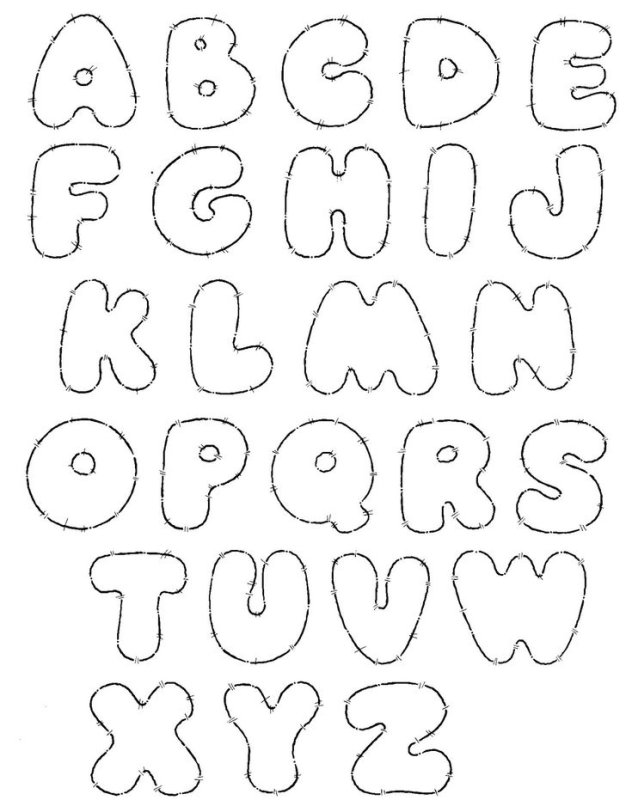 Трафареты для пряников буквы