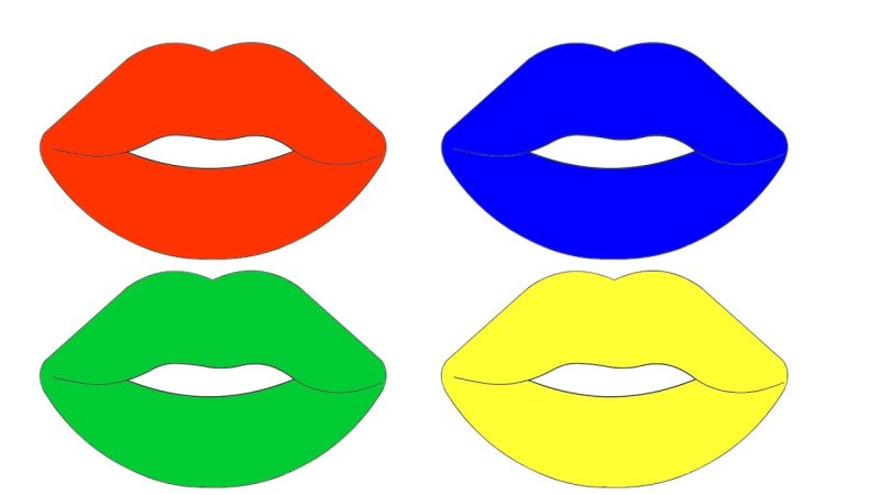 Губы для поделок