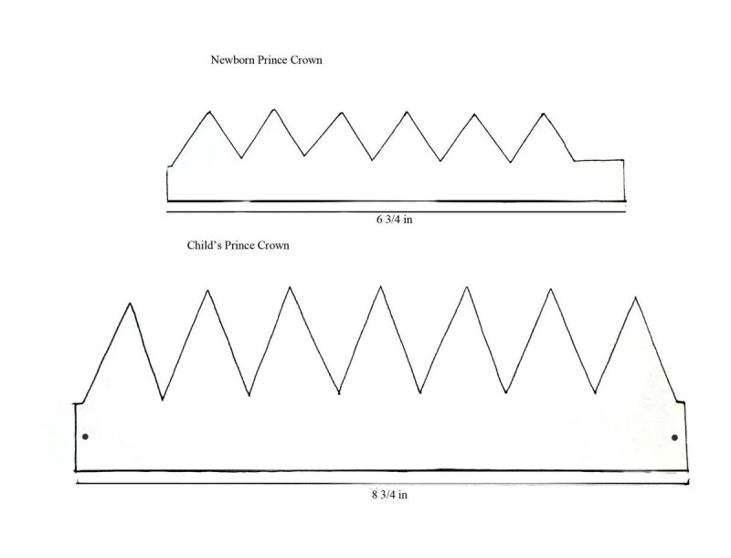 Корона трафарет