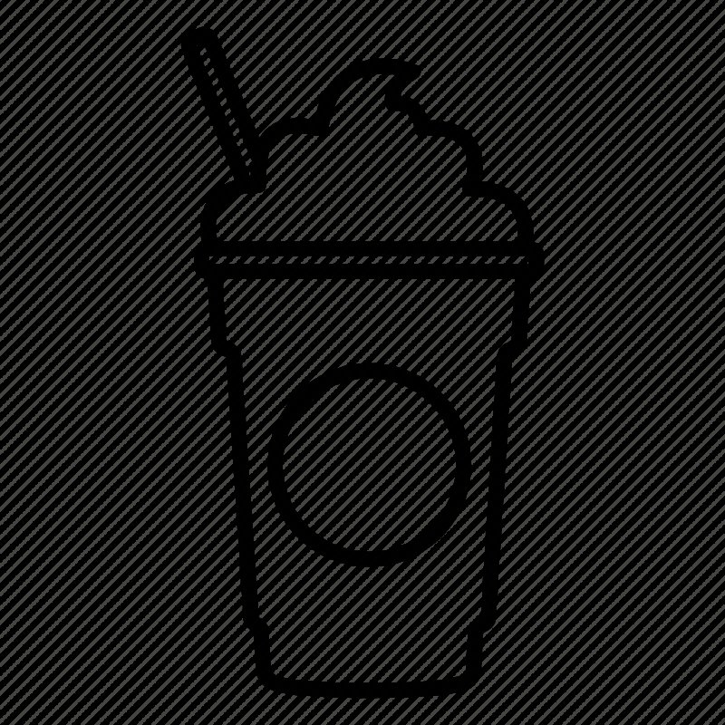 Нарисованный стаканчик кофе