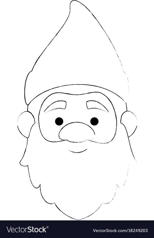 Гномик шаблон