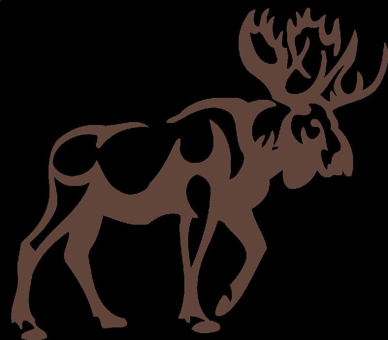 Олень стилизация