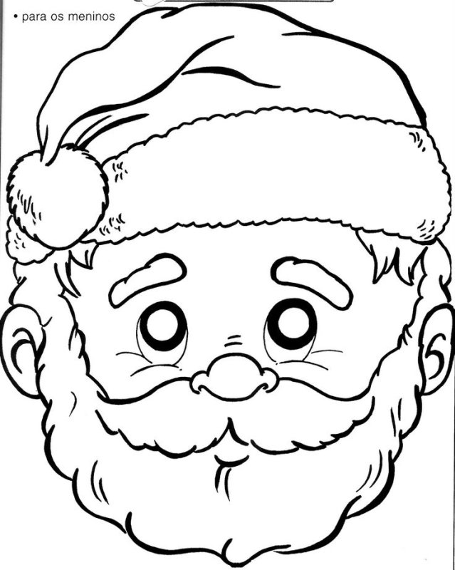 Раскраска маска для лица