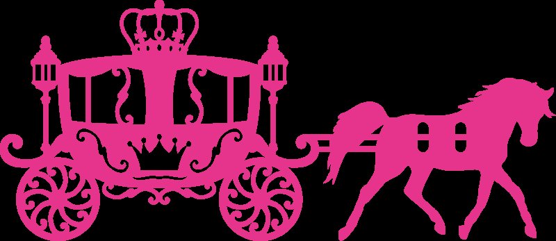 Карета трафарет