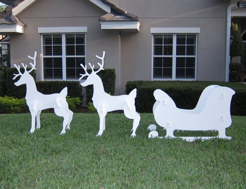 Фигуры из пенопласта для сада