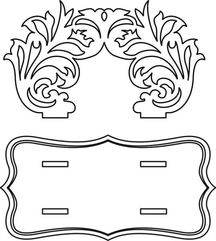 Трафареты для выпилки лобзиком