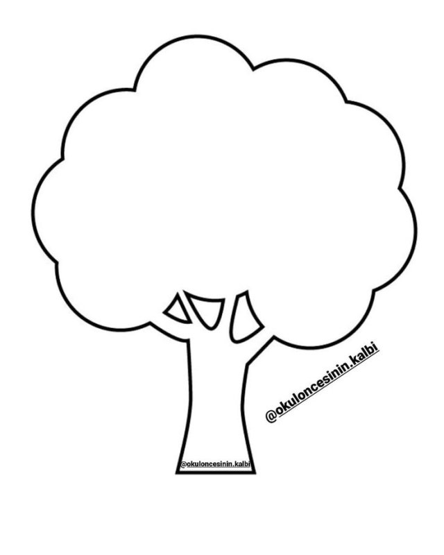 Трафарет леса