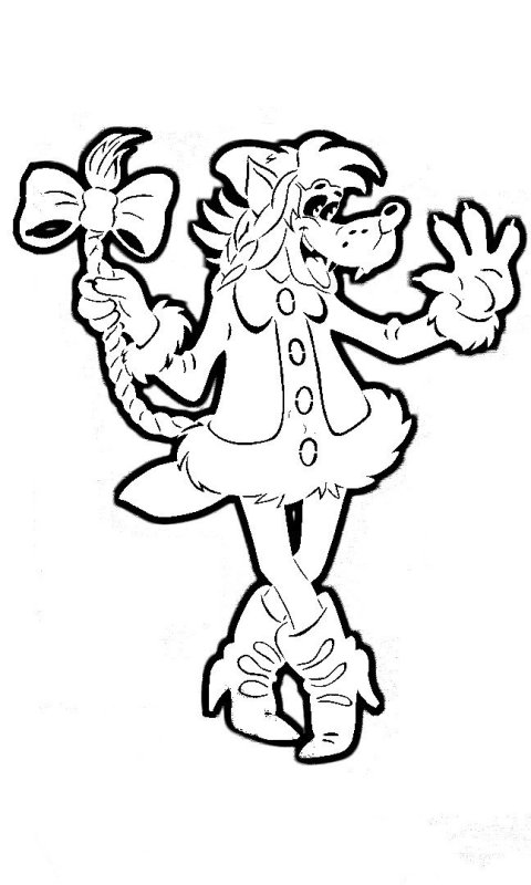 Трафареты на окна ну погоди