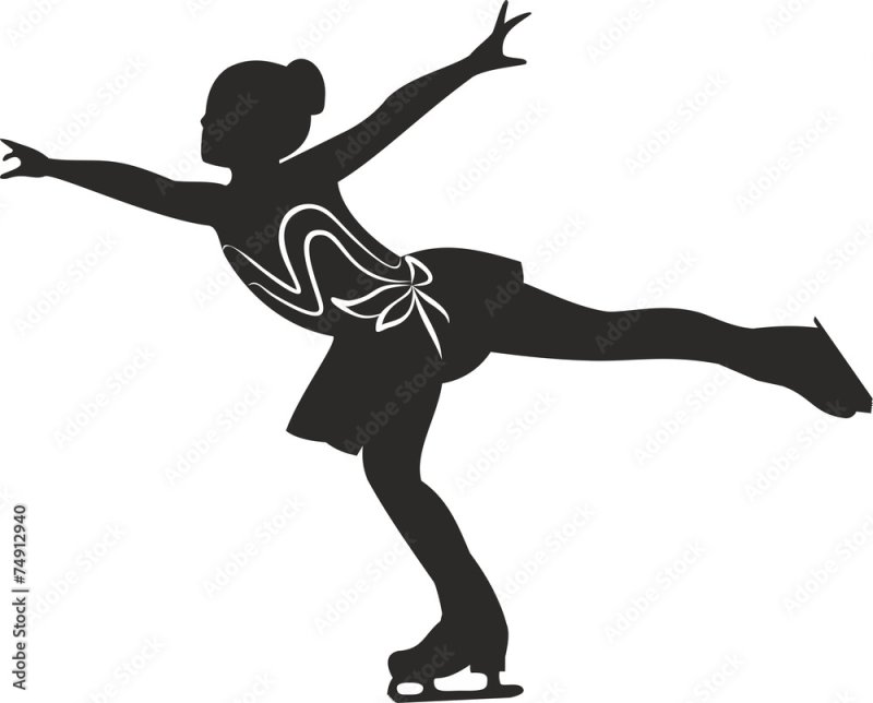 Фигурист силуэт