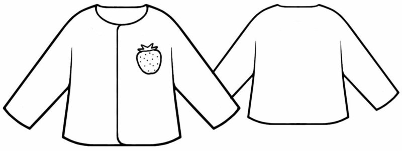 Раскраска кофта