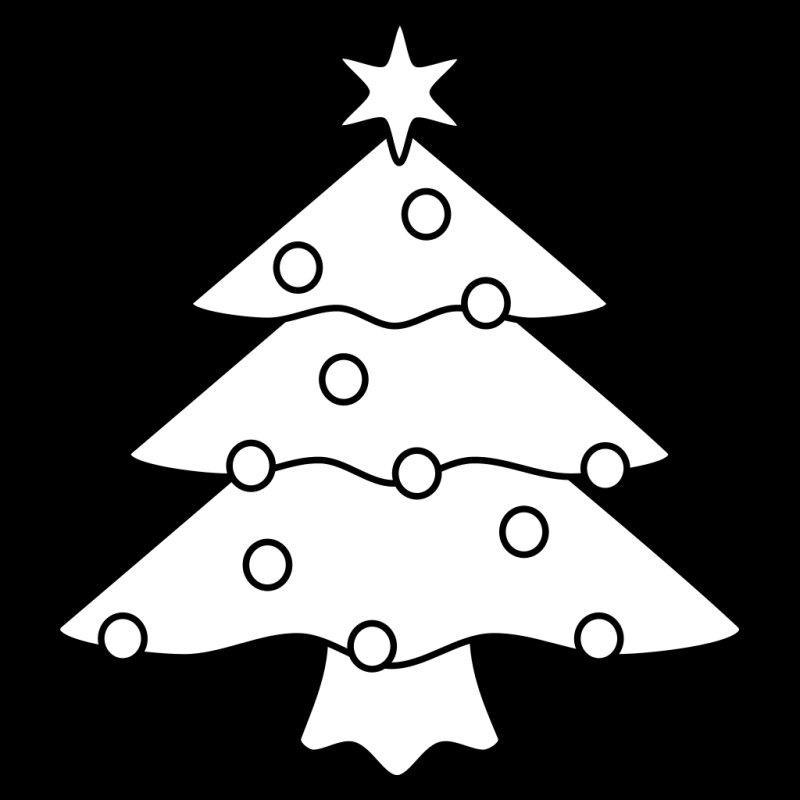 Новогодняя елка раскраска для малышей