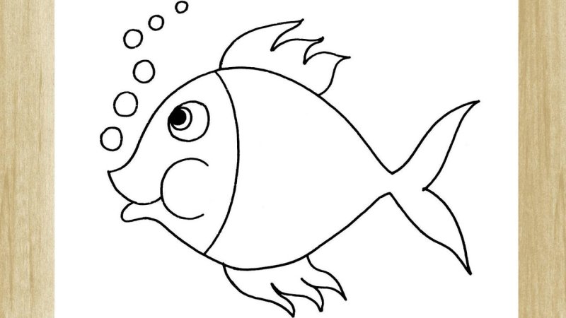 Трафарет "рыбки"