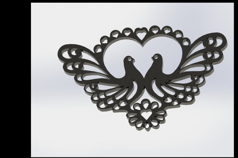 Голуби для лазерной резки