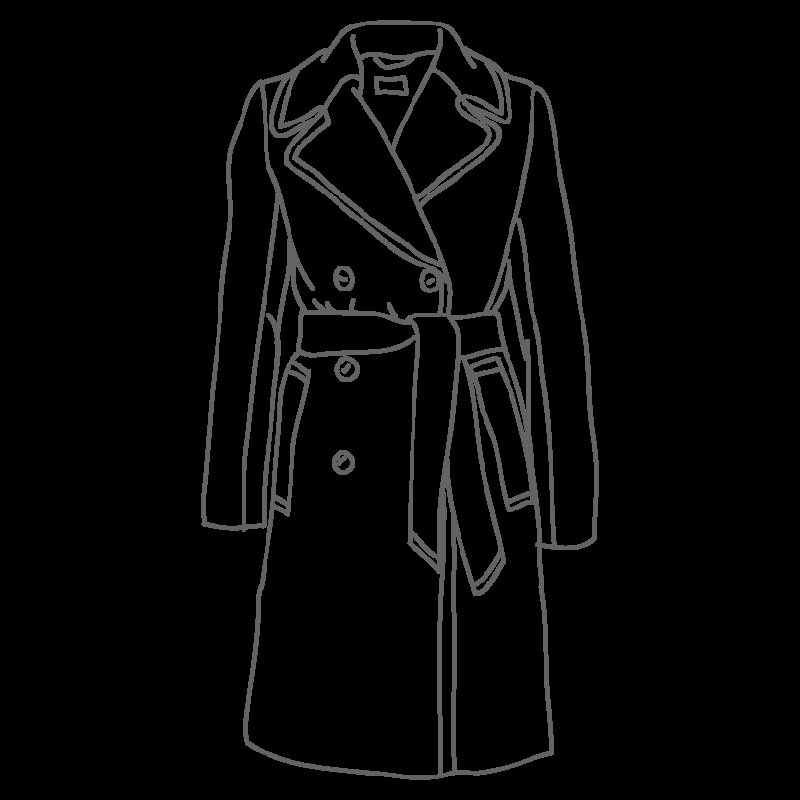 Пальто раскраска для детей