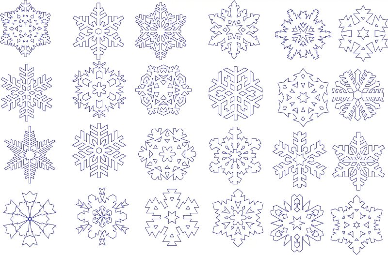 Маленькие снежинки