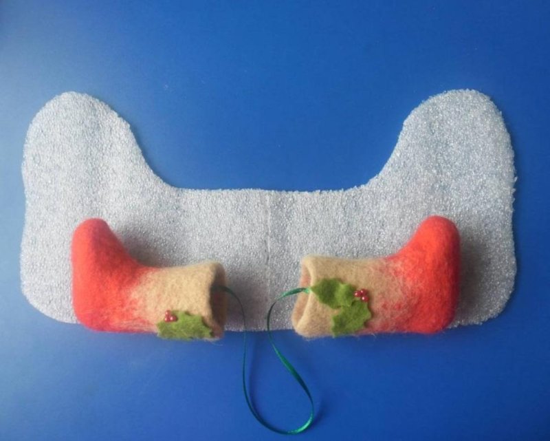 Валяние из шерсти валенки