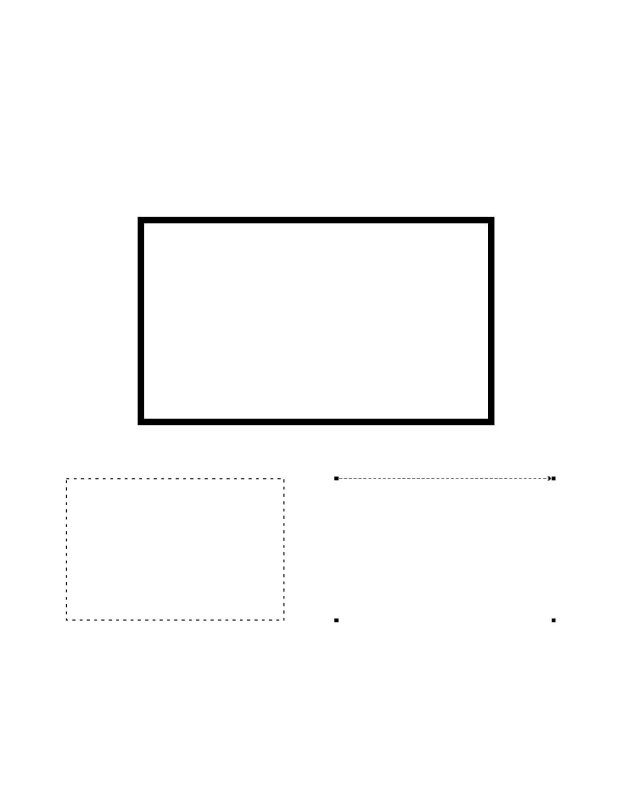 Трафарет геометрических фигур