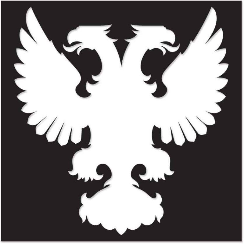 Трафарет орла для вырезания