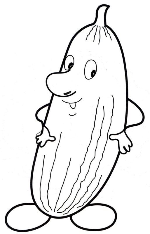 Овощи и фрукты раскраска для детей