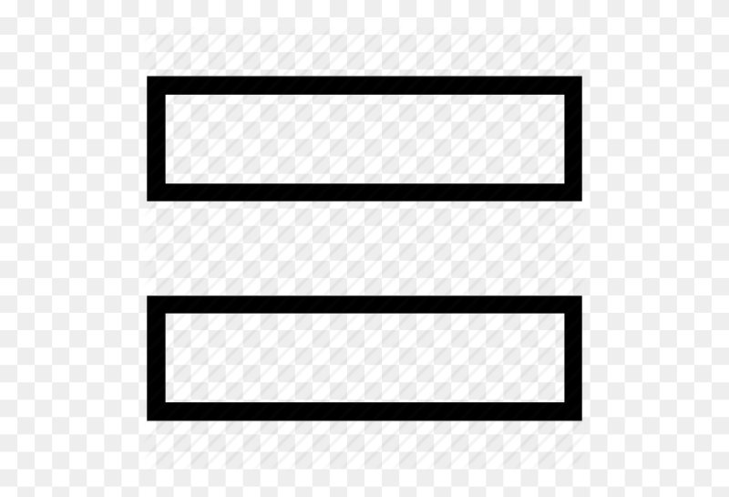 Знак равно на белом фоне