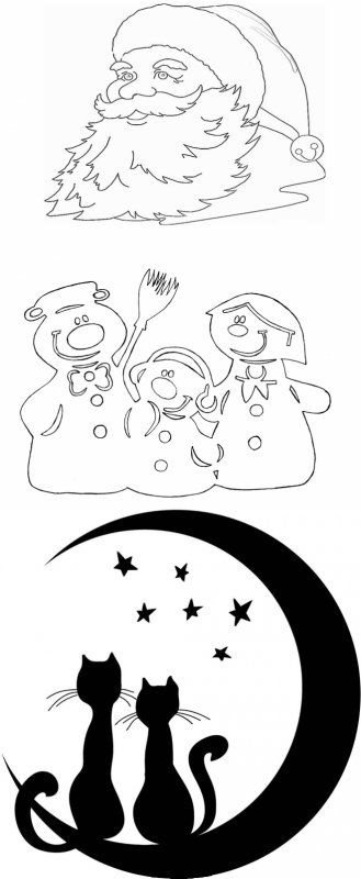 Вытынанки на окна смешные