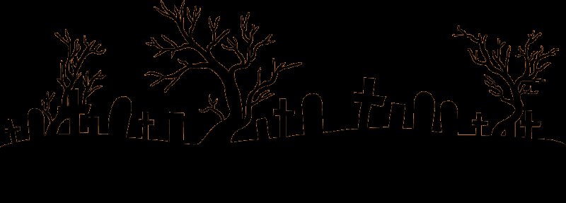 Трафарет кладбище