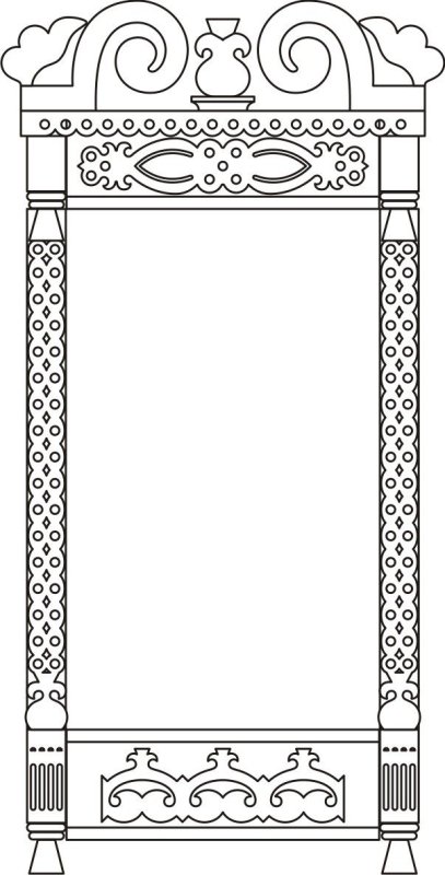 Узоры для оконных наличников