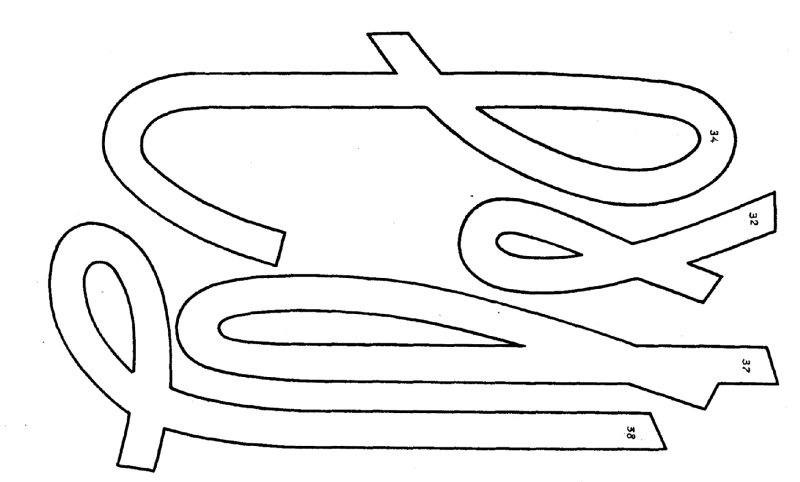 Конструирование буквы из шаблонов-элементов