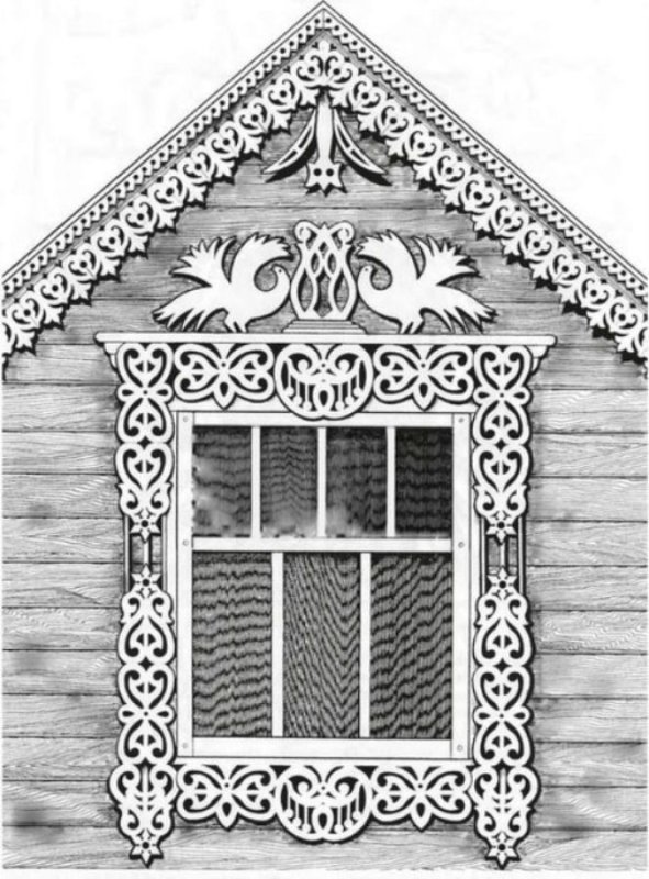 Наличники домовая пропильная резьба