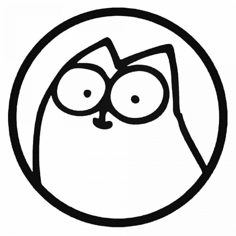 Наклейки для срисовки котики