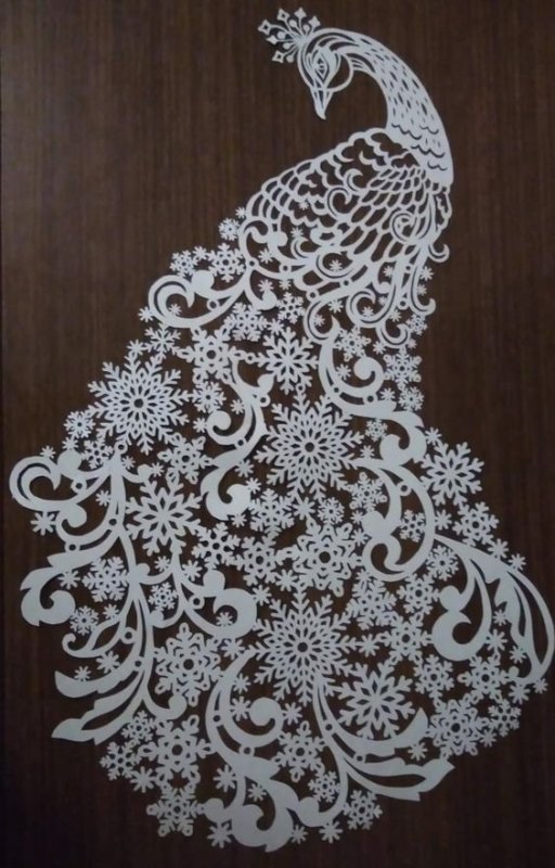 Новогодние кружева на окна