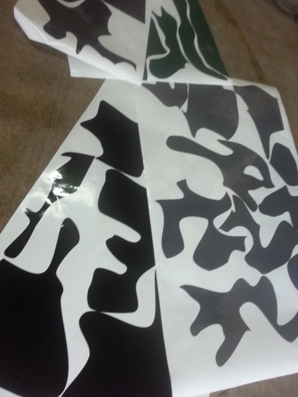 Наклейки камуфляж