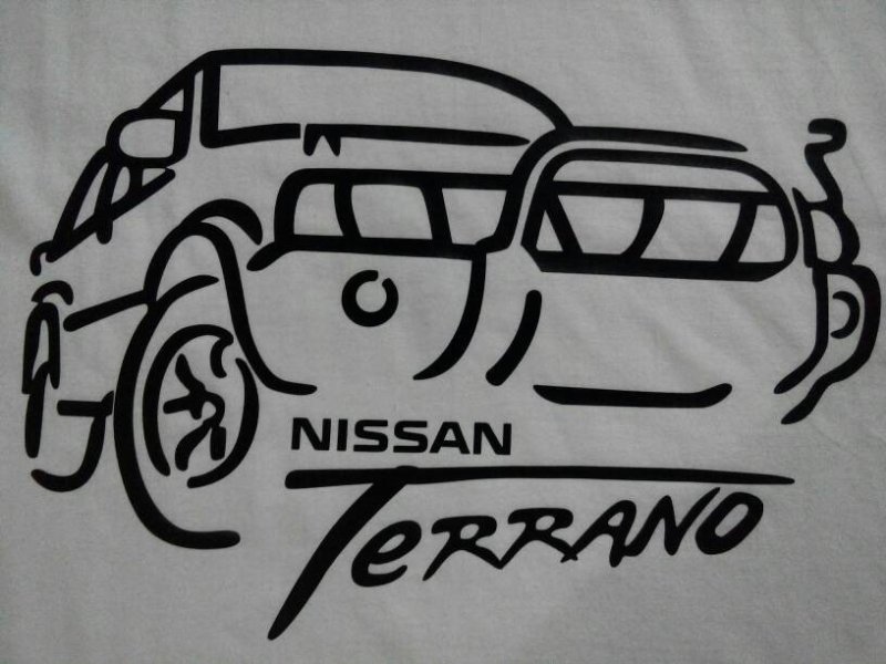 Nissan Terrano наклейки