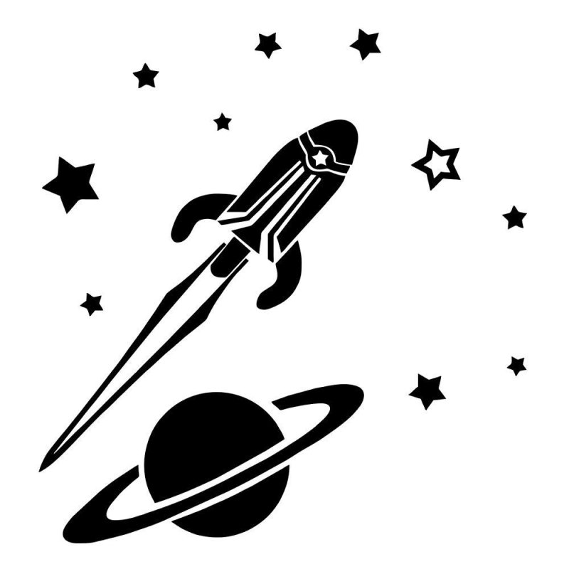 Трафареты космос