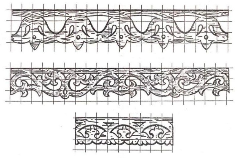 Пропильная домовая резьба чертежи