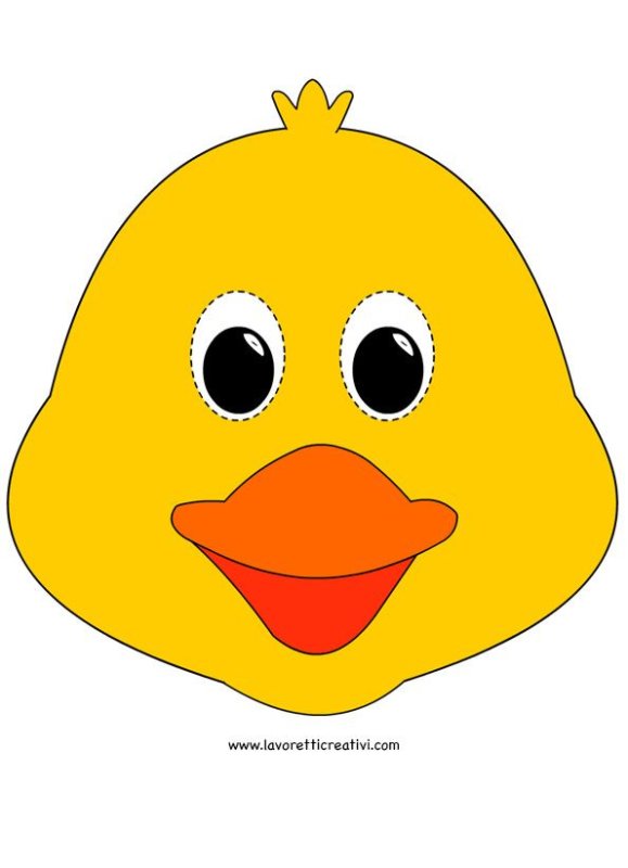 Маска утки на голову