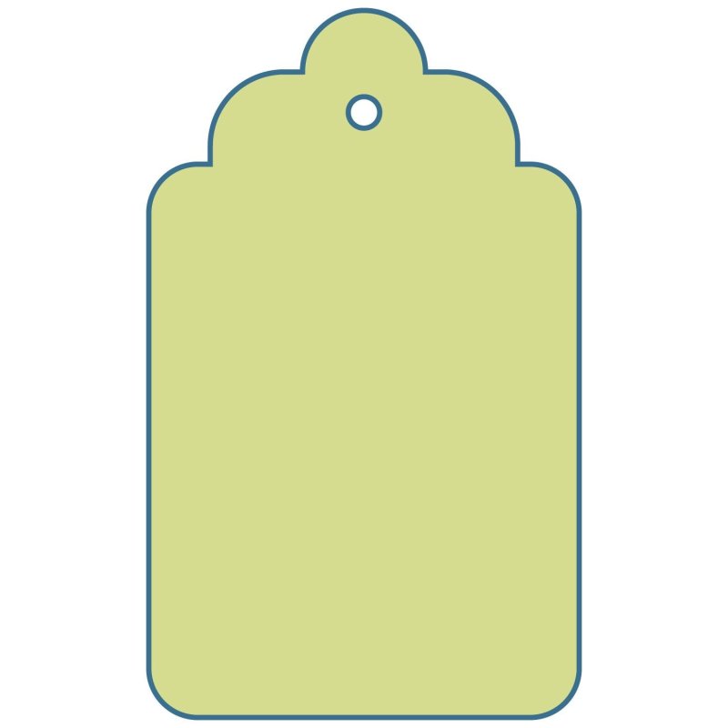 Бирка макет