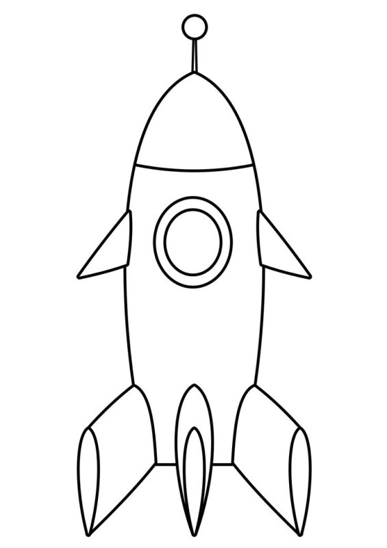 Ракета рисунок