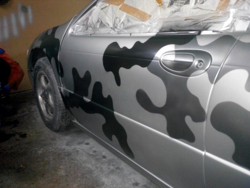 Макет камуфляжа для авто