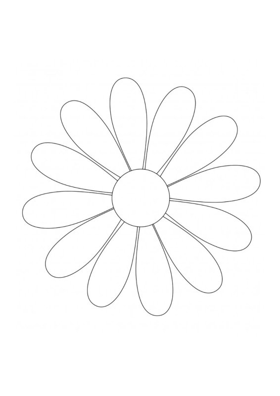 Шаблоны цветов для печати